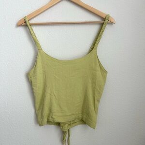 Free People Intimately Lace Up Smocked Tank Top - Large